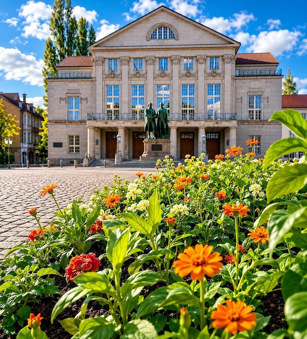 Sommerbepflanzung mit Theater Sommerbepflanzung mit Theater
