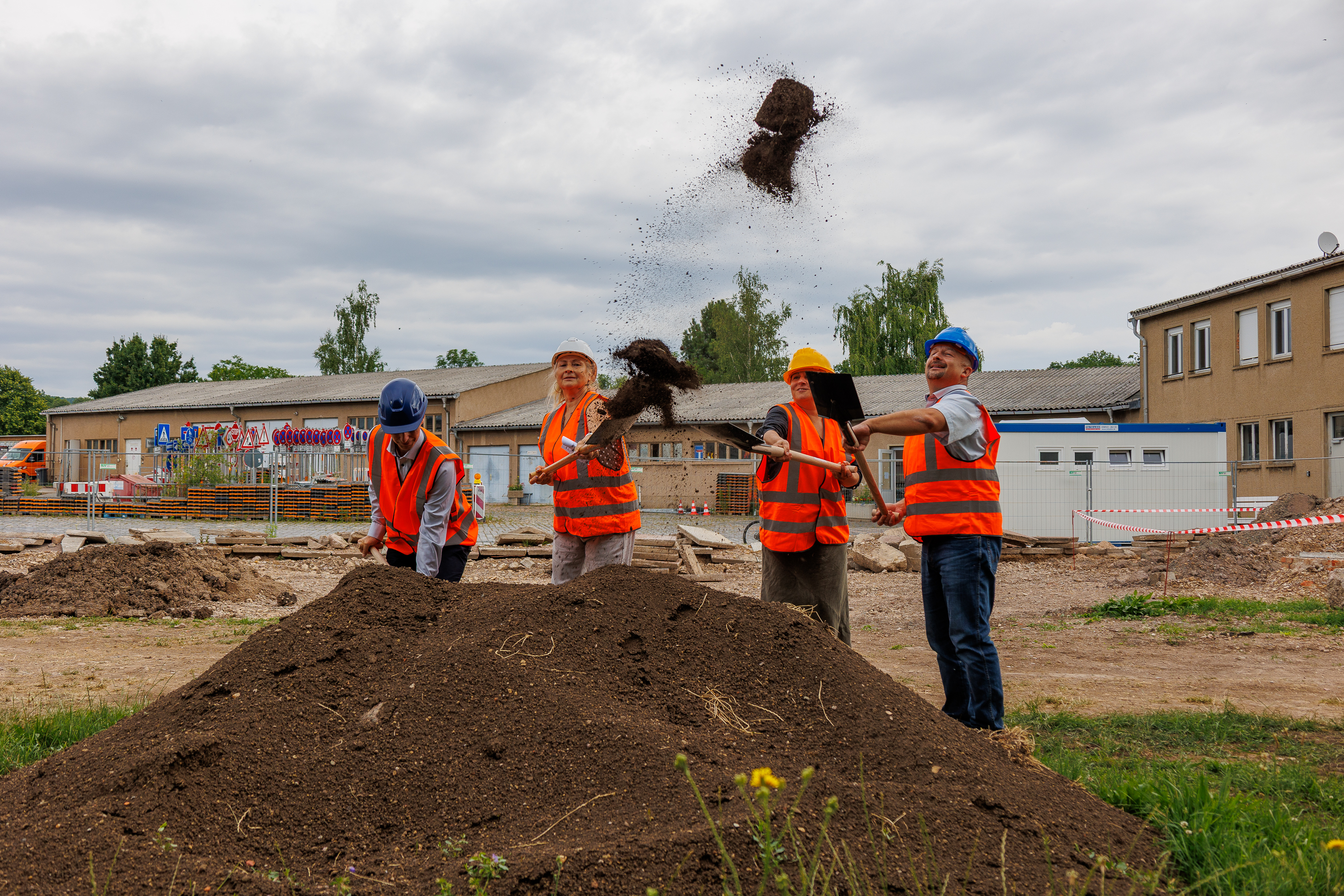 Symbolischen Spatenstich am 26. Juni 2025