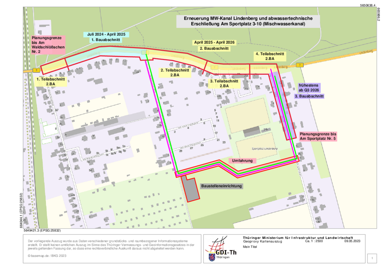 B7 Abschnitsbildung im Planungsbereich