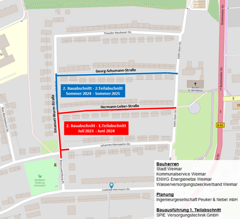 2. Bauabschnitt in der Siedlung Schöndorf 2. Bauabschnitt in der Siedlung Schöndorf